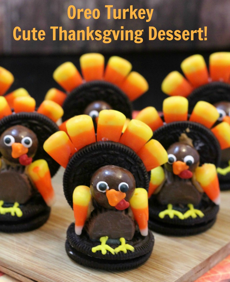 Oreo Turkey-Cute Thanksgiving Dessert! - NEPA Mom